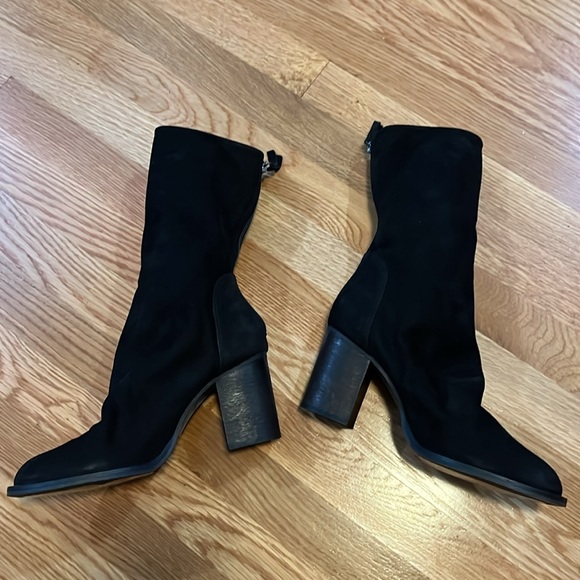 Free People Elle Blocked Heeled Slouch Boots Sz 11 US or 41 EU  NWT - Picture 5 of 12